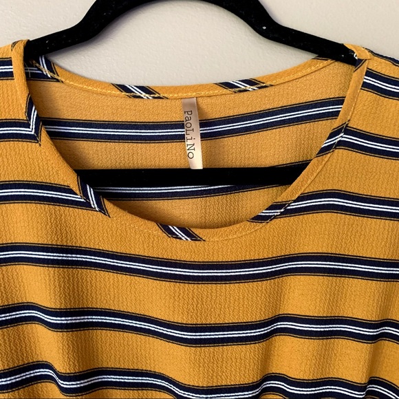 Mustard Striped Dress - Picture 5 of 5